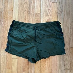 Athleta Dark Green Athletic Shorts